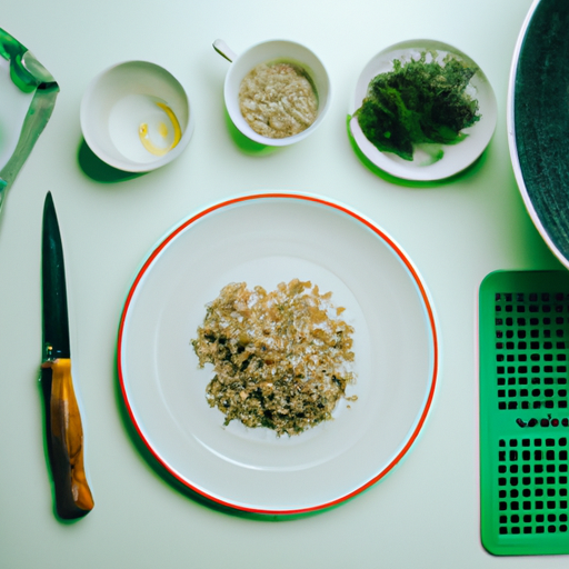 Ryż z Komosy Ryżowej z Zielonym Groszkiem i Świeżym Koprem